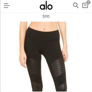 Alo Yoga Moto Leggings in Black